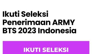 Klik Link Ujian ARMY BTS Terbaru 2023, Seleksi Penerimaan Viral! Ujian Army BTS 2023 Terbaru Viral/ Tangkap layar Armyindonesia.com