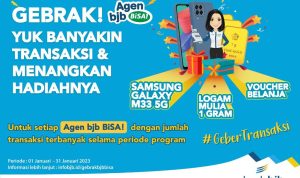 Apresiasi Agen Laku Pandai, bank bjb Bagi-bagi Hadiah untuk Ratusan Agen bjb BiSA Laku Pandai bank bjb