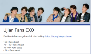 LINK Tes Ujian Fans EXO via Google Form Viral Bisa Cek Jadi EXO-L Sejati? Link Ujian Fans EXO/ Tangkap Layar Google Form