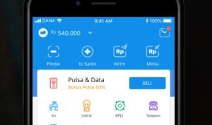Proses pencairan uang pinjol resmi dari aplikasi DANA. (ILUSTRSI)