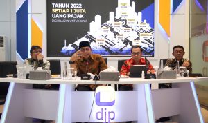 Direktorat Jenderal pajak (DJP) saat melakukan media briefing untuk memberikan informasi perpajakan terkini kepada awak media.