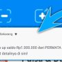 Ini adalah bukti pencairan bantuan saldo DANA gratis sebesar Rp 1.000.000 dari pemerintah. (ILUSTRASI)