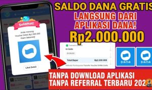 Spesial Tahun Baru! Terbukti Langsung Cair Saldo DANA Gratis Rp 2 Juta Per Hari, Buruan Coba Trik yang Satu Ini Terbukti Langsung Cair Saldo DANA Gratis Rp 2 Juta Per Hari Terbukti Membayar (Tangkapan Layar Youtube OT YTV)