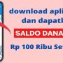 Transaksi saldo DANA gratis Rp 100 ribu berupa komisi dari aplikasi resmi ini. (ILUSTRASI)