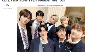 Tangkapan Layar Link Quiz ENHYPEN