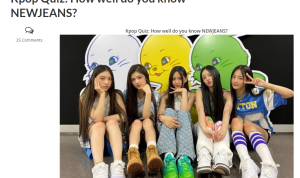 Tangkapan Layar Link Ujian Fans NewJeans
