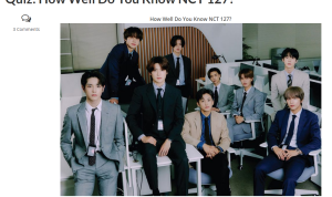 Tangkapan Layar Ujian Fans NCT 127