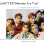 Tangkapan Layar Quiz NCT 127 / Sumber: kprofiles.com