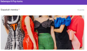 LINK Tes Ujian KPOP Viral 2023 via Google Form, Tebak Foto Siapakah Ini? Tes Ujian KPOP/ Tangkap Layar Google Form