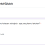Tes Ujian Kesetiaan/ Tangkap Layar Google Form