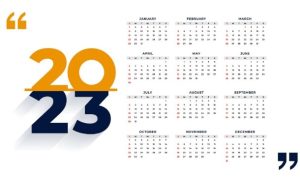 Kalender 2023 dengan Tanggal Merah, JPG, PDF, NG Lengkap Gratis!