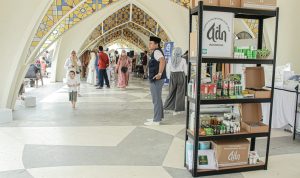 PKL di Kawasan Masjid Raya Al -Jabbar Terus Bertambah