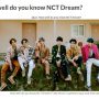 Tangkapan Layar Ujian Fans NCT Dream