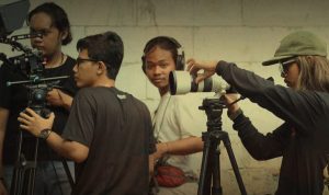 Suasana saat syuting Mini Series beberapa waktu lalu yang merupakan hasil kreasi anak muda Bogor. (SANDIKA FADILAH VIA BALE FILM)