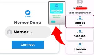 Klaim Saldo DANA Gratis Langsung Cair Rp2,5 Juta Hanya Login di Website