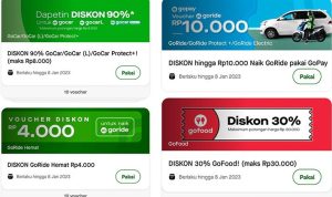 Kode Promo Gojek, GoRide, GoCar, Gosend dan GoFood Hari Ini Rabu 1 Februari 2023