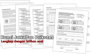 Kunci Jawaban Psikotes dan Contoh Soal untuk Latihan di Rumah