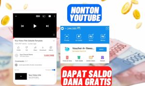 Modal nonton YouTube dikasih saldo DANA gratis