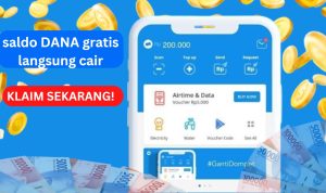 Saldo DANA Gratis Sebesar Rp200 Ribu Bisa Diklaim Tiap Hari, Langsung Cair! Saldo DANA Gratis Sebesar Rp200 Ribu Bisa Diklaim Tiap Hari, Langsung Cair!