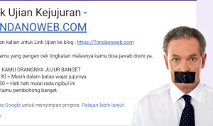 Link Tes Ujian Kejujuran Via Google Form Terbaru 2023, Kamu Jujur atau Tukang Bohong?
