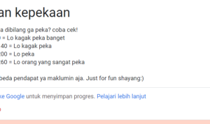 Link Tes Ujian Kepekaan Via Google Form Docs Terbaru 2023, Kamu Peka Gak Sih?
