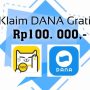 Cuma Pakai Nomer HP Bisa Langsung Klaim DANA Gratis Rp100.000