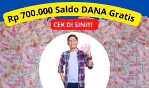 Rp 700.000 Saldo DANA Gratis, Hanya Modal Login Tiap Hari, Cek di Sini!