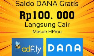Dapatkan saldo DANA Rp150.000 langsung amsuk ke HPmu sekarnag juga.
