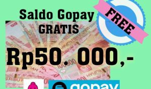 Free, Saldo GoPay Gratis Rp50.000