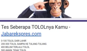 Link Tes Ujian Ketololan, Cek Apakah Kamu TOLOL atau Tidak