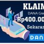 Klaim DANA gratis Rp400 Ribu Langsung