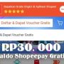 Dapat Saldo ShopeePay Gratis Rp30 Ribu dari Aplikasi Shopee