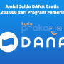Modal NIK dan KK Dapat Rp4.200.000 Juta Saldo DANA Gratis