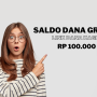 Saldo DANA Gratis 100K Langsung Cair, Link Kaget Di Bawah Ini!