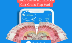 saldo dana gratis 125ribu cair tiap hari