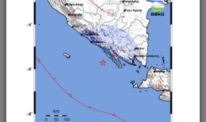 Gempa M4,8 Guncang Pesisir Barat, Lampung