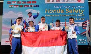 Instruktur AHM ukir prestasi di kompetisi safety riding Asia & Oceania. (Istimewa)
