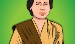 Inggit Ganarsih. (Ilustrasi/Greinaldi)