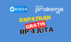 saldo dana gratis dari program kartu prakerja