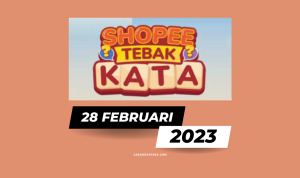 tebak kata shopee tantangan harian 28 februari 2023