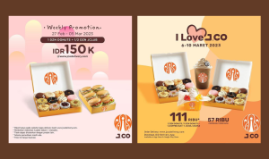 Weekly Promo JCO Feb-Mar 2023, Ada 2 Promo Spesial! promo jco terbaru februari - maret 2023