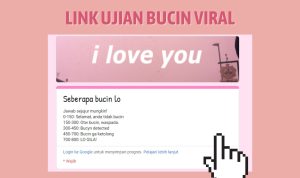 Link ujian bucin viral/ Tangkap Layar Google Form