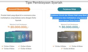Pengajuan pinjol legal halal tanpa bunga dengan limit Rp 20 juta dan Rp 30 juta.