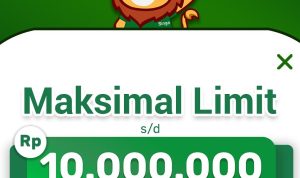 Pinjol legal OJK dengan limit maksimal Rp 10 juta.