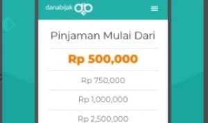 Pinjol resmi dengan menyediakan limit hingga Rp 10 juta.