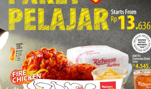 Promo Richeese Paket Pelajar/ Tangkap Layar Instagram @richeese_factory