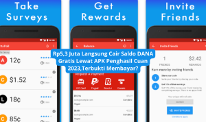 saldo dana gratis langsung cair