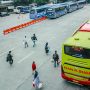 Pengelolaan transportasi umum di Bandung dinilai buruk sehingga kerap menimbulkan kemacetan parah. (KHOLID/JABAR EKSPRES)