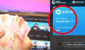 Bukti pembayaran saldo DANA gratis Rp 5 juta.