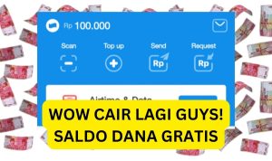 Gak Pake Ribet, Saldo DANA Gratis Dibagikan Rp100.000 Cuma Modal Smartphone Gak Pake Ribet, Saldo DANA Gratis Dibagikan Rp100.000 Cuma Modal Smartphone